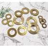 M10 Brass Form A Washers DIN125 (Pack of 20)