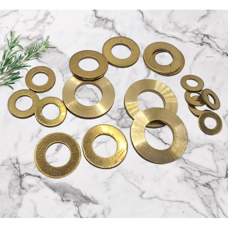 M10 Brass Form A Washers DIN125 (Pack of 20)