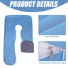 WIYETY Pregnancy Pillow Cover U-Shaped Pillowcase: Removable Cotton U Shape
