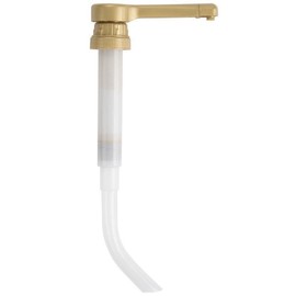 Torani Sauce Pump Dispenser for Torani 64 Ounce Bottles With Flavor ID Stickers
