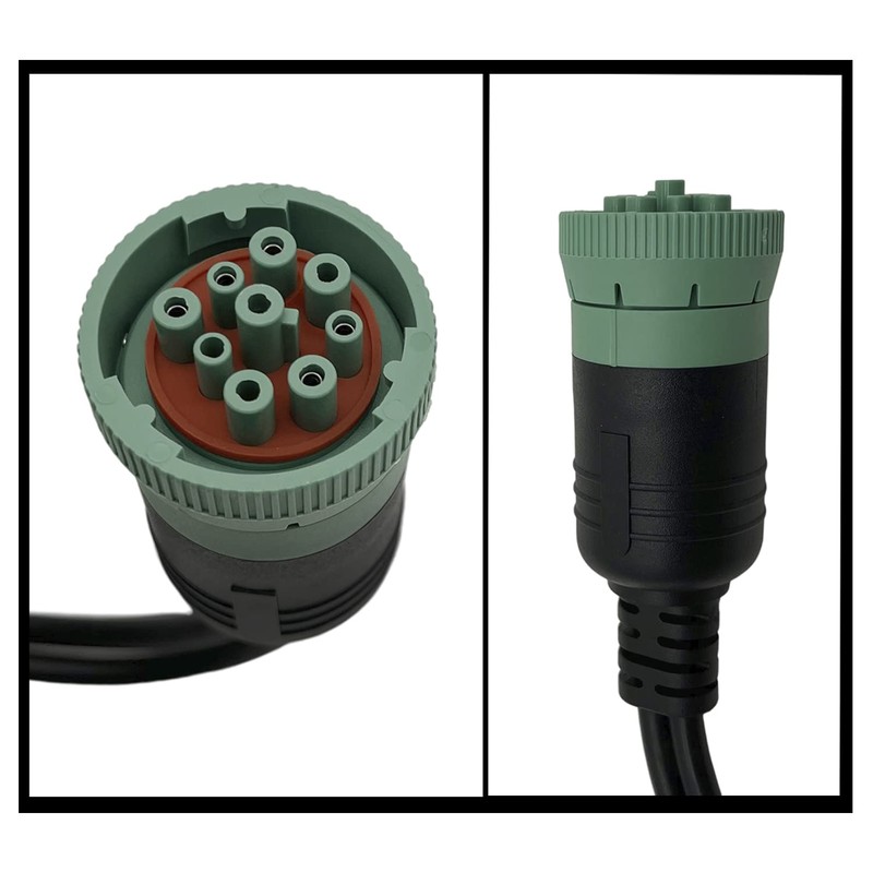 HYXUAN 9 Pin to OBD2 Interface Truck Y-j1939 obd2 Cable