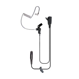Klein Electronics Surveillance Earpiece for Siyata SD7 - PTT Button & in-Line Mic, Works with PTT Apps Zello, ESChat, TeamConnect, & TASSTA with Clear Acoustic Coild Tube & M5 Connector