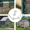 400Pcs Greenhouse Accessories Kit Stainless Steel Glazing Clip Fixing Clip