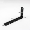 GSHLLO 4 Sets L Shaped Floating Shelf Bracket Metal Corner
