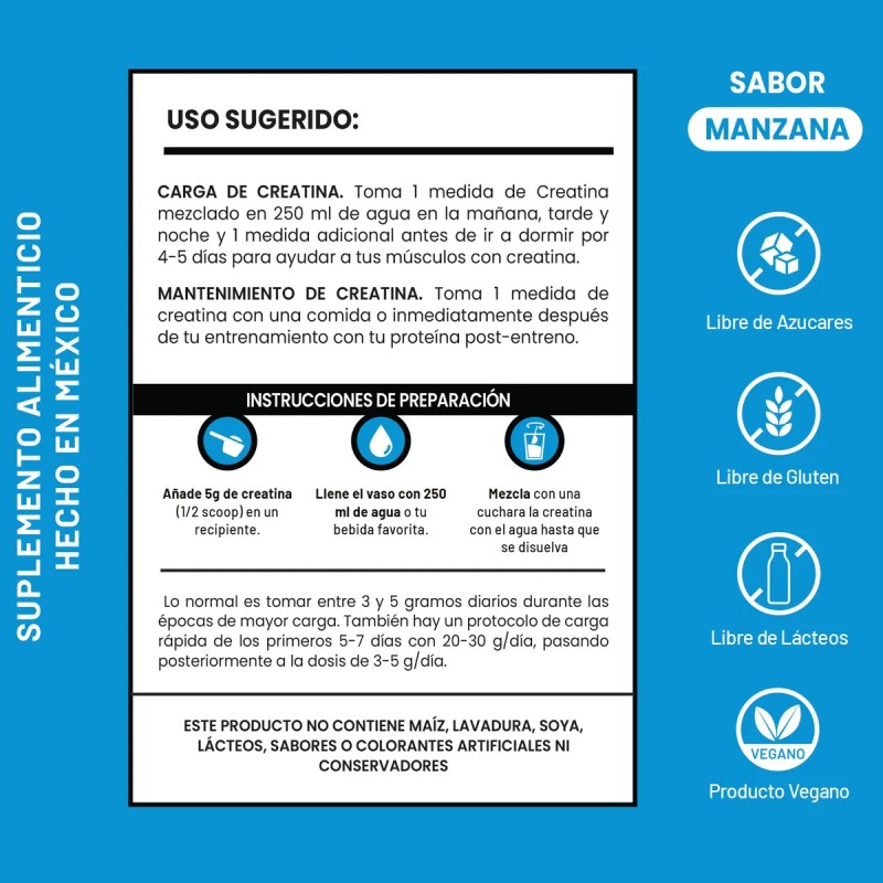 Suplemento Creatina Monohidratada D-mon 1 Kg Varios Sabores Moras