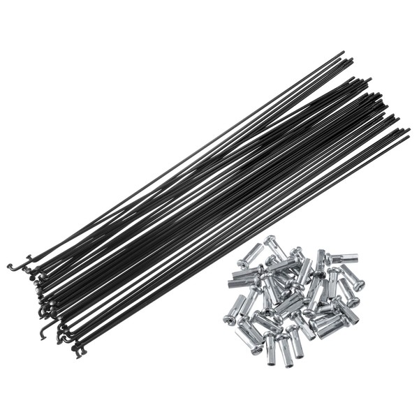 X AUTOHAUX 36 Pcs Bicycle Steel Spokes 14G Bike Spoke