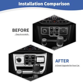RT-TCZ for Jeep JL Center Dash Window Switch Panel Trim Media Port Cover for Jeep Wrangler JL JLU 2018+ for Gladiator JT 2020+ White Interior Accessories 3pcs