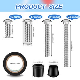 FUNUCURR Threlaco Color Guard Weight Anchor Set and 2 Heavy Duty Flag Pole Cap with 2 Pack Color Guard Tape for Flag