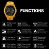 Men Digital Watch Men's Sports Watches Dual Time Pedometer Alarm