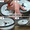 4 PCS 45-69-0010 for Milwaukee Pulley Tires Replacement Portaband Saw