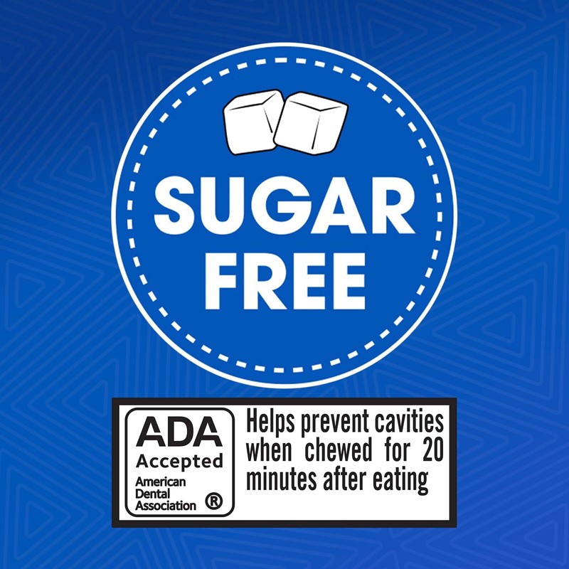 Trident Perfect Peppermint Sugar Free Gum, 14 Count (Pack of