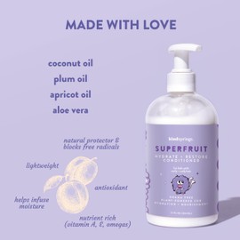 kindsprings Conditioner For Kids, Curly Hair. Ultra-Hydrating, Nourishing And Detangling Hydrate And Restore Conditioner. 12 Fl Oz