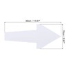 PATIKIL 12" x 6" Arrow Sticker, 24 Pcs PVC Removable