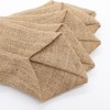AOKQYA Silverware Pouches for Table Burlap Utensil Holder Pouch Burlap
