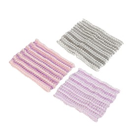 Ipetboom 3pcs Mesh Headbands for Washing Face and Elastic Hairbands for Makeup and Facial Treatments Random Colors for Skincare Routine