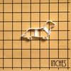 Dachshund Silhouette Cookie Cutter, 1 Piece. Bakerlogy