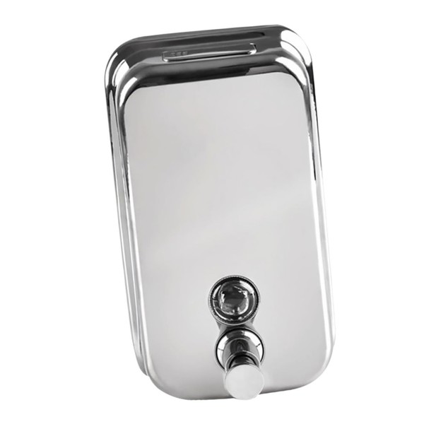 FELTECHELECTR Stainless Steel Lotion Pump Wall-Mounted Soap Dispenser Refillable Liquid