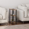 TUTOTAK Small Side Table, Narrow End Table, Bedside Table, Couch