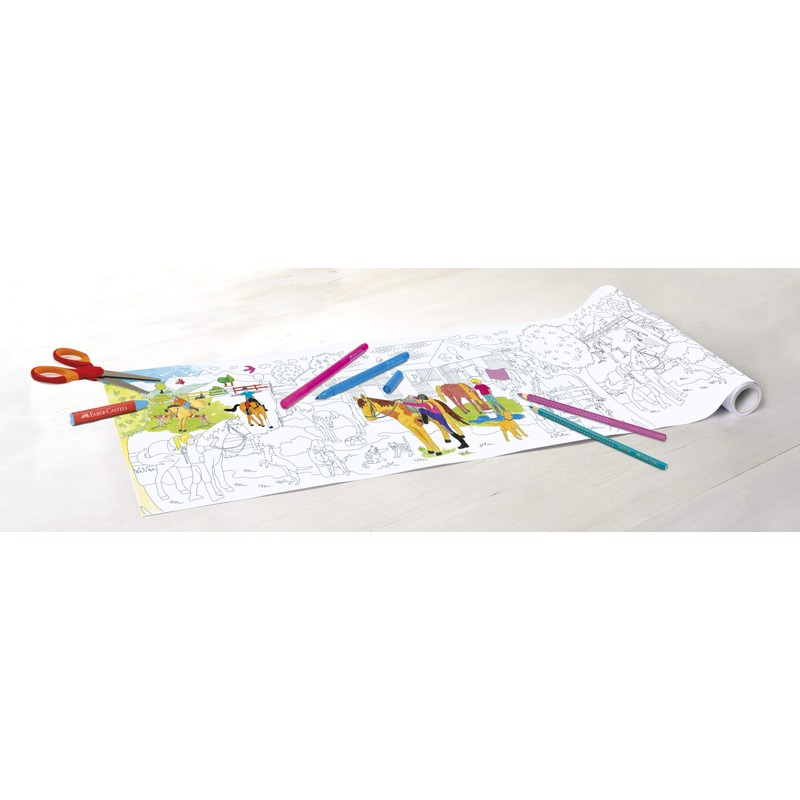 Faber-Castell Colour-in Banner Roll - Farm motif