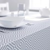 Dehaus® Wipe Clean Table Cloth - Grey Geo Diamond -
