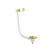 Brushed Brass Universal Kitchen Sink Waste 90mm