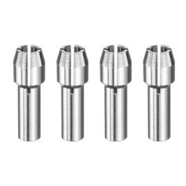 HARFINGTON 4pcs 3.0mm Drill Chucks Collet Bit 18mm Length Mini Electric Grinder Quick Change Replacement Drilling Tool for Rotary Tools
