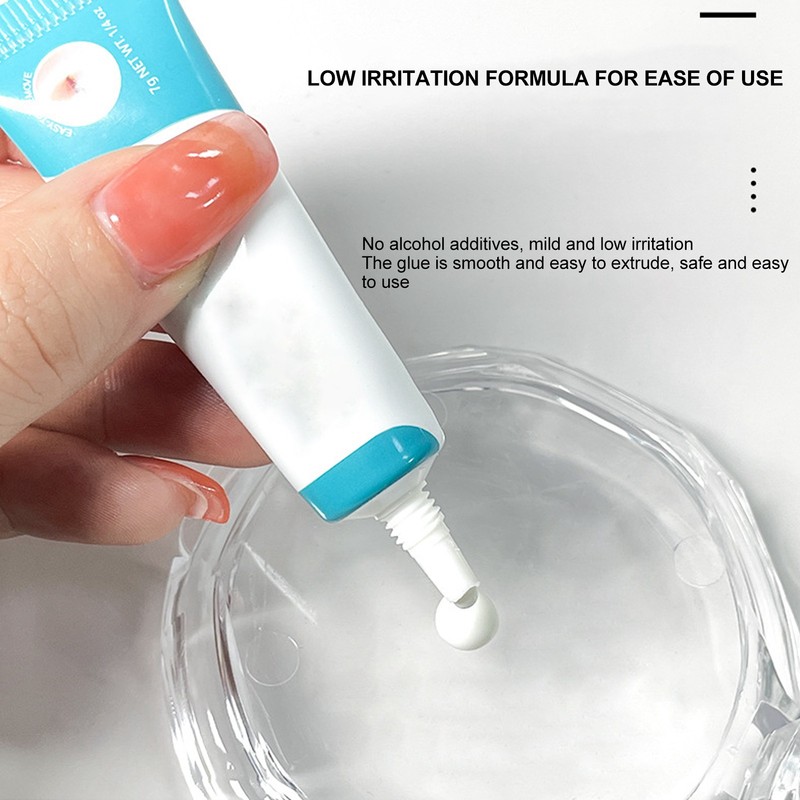 12PCS False Eyelash Glue Waterproof Fast Dry Lasting Maintenance Transparent