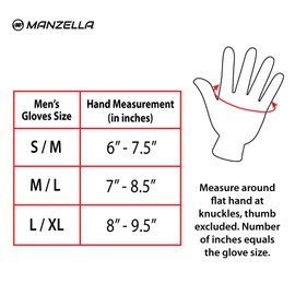 Manzella mens Snake Lightweight Water Resistant Hunting Cold Weather Gloves, Realtree Edge, Large-X-Large US