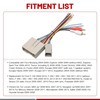 RED WOLF Car Radio Wiring Harness W/Anetnna Adapter RCA Input