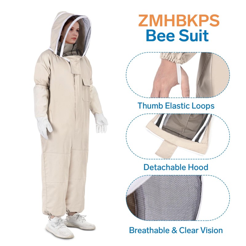 Bee Suits for Men Women Sting Proof,Beekeeping Suit Beekeeper Suit