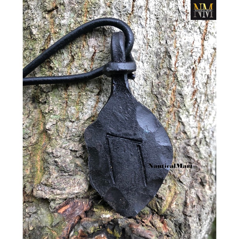 Forged Iron Uruz Ur Uram Rune Viking Amulet Runic Nordic