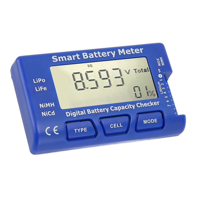 Battery Meter 5 in 1 Multifunctional Digital Battery Checker with