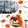 20FT Reach Extendable Ceiling Duster Kit with Squeegee & Cobweb