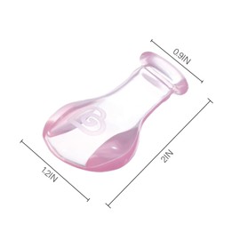 Landofgenie Adult Size Pacifier Teat Replacement Pacifier Nipple 3 Pack - Colorful Teat