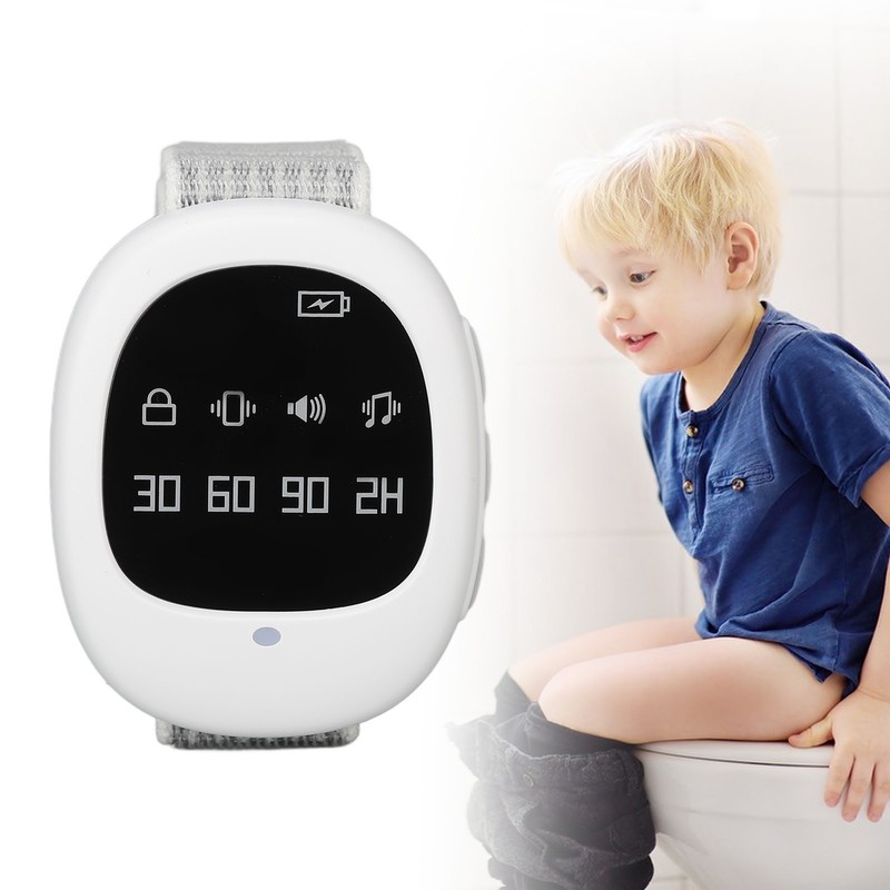 Bedwetting Alarm Vibration Timer Setting Musical Wireless Potty Training Alarm