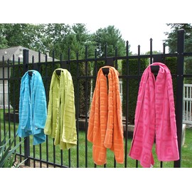 MIDE Products Aluminum Slip-on Fence Hooks, Fits 1-1/4 Inch to 1-5/8 Inch Thick Fences, 10" Long, Black, Pair