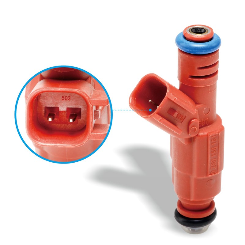 YOUYIA 0280156161 - Inyectores de combustible (6 unidades)