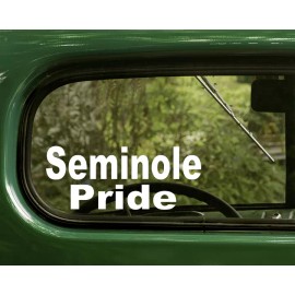Oracal 2 SEMINOLE PRIDE DECALs Native American Sticker for Car Laptop Truck Bumper