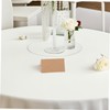 ULTECHNOVO 100pcs Blank Wedding Place Cards for Table Setting Foldable