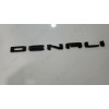 GMC 1pc Gloss Black Rear DENALI Emblems Letters Fit 2021-2023