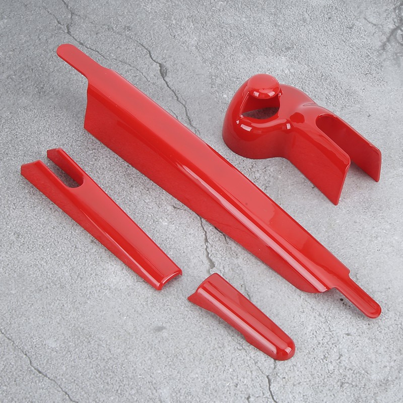 4pcs Car Rear Windshield Wiper Cover Trim Decoration Fit for