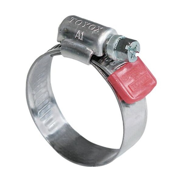 Toyox FS-12 Hose Bands (Injury Prevention), Semi-Stainless Steel, Safety FS-12