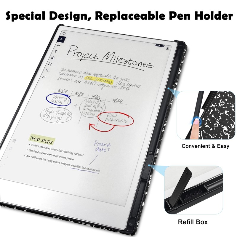 Aippdo Case for Remarkable Paper Pro Tablet 11.8" (Released in