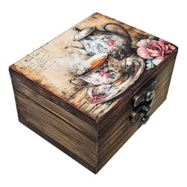 RK Collections Trinket Box Small Jewelry Keepsake Box | Trinket Box lovers Gift Idea, Animals Ornaments for Girls, Women, Gift Idea, Home Décor (Teapot)