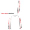 Mofun 51" Upper and Lower Hydraulic Brake Line Non-ABS Compatible