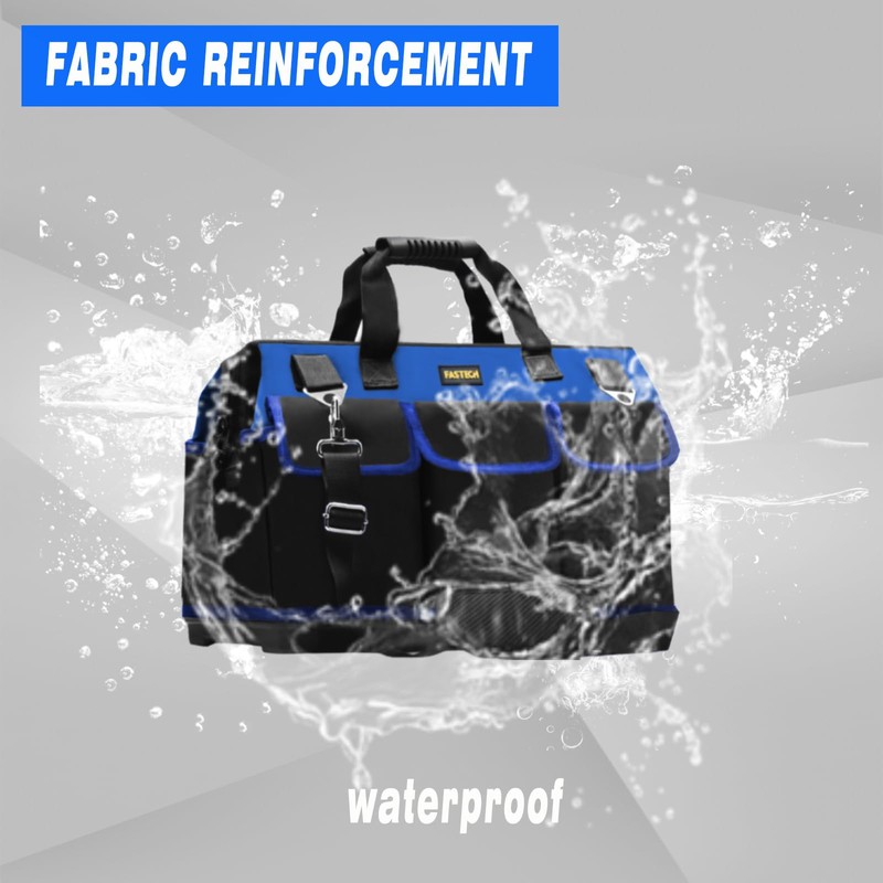 FASTECH 20 Inch Bottom Tools Bag With Wide Mouth For