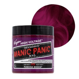 Big Pot Manic Panic 8 oz High Voltage Classic Cream Formula Colour Hair Dye (Fuschia Shock)