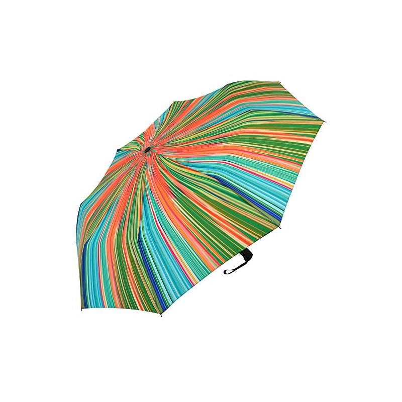 Doppler Magic Women's Pocket Umbrella Carbon Steel Fantasy Aqua, Multicolor