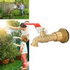 Rain Barrel Spigot 1/2 Inch Quarter Turn Brass Ball Valve
