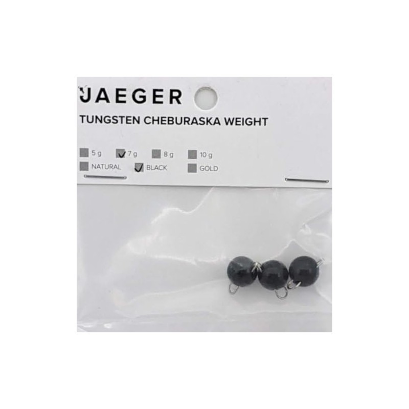 Jaeger Fishing Tungsten Weights for Worm Hooks for Rubber Fishing